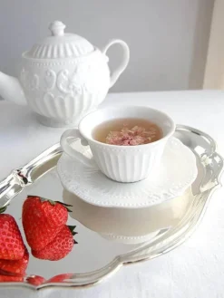 Französisches Hofporzellan-Teeservice - Phnom Penh Design