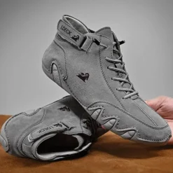 Freizeitstiefel aus italienischem Leder – Stilvolles Schuhwerk für jeden Tag