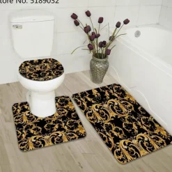 French Touch Duschvorhang-Set – Elegantes Badezimmerdekor