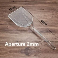 Frittierspatel aus Edelstahl – Sieb-Kochwerkzeug zum Frittieren und Abtropfen