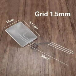 Frittierspatel aus Edelstahl – Sieb-Kochwerkzeug zum Frittieren und Abtropfen