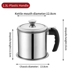 Frittiertopf mit Sieb für perfekt knusprige Hähnchen-Pommes Frites