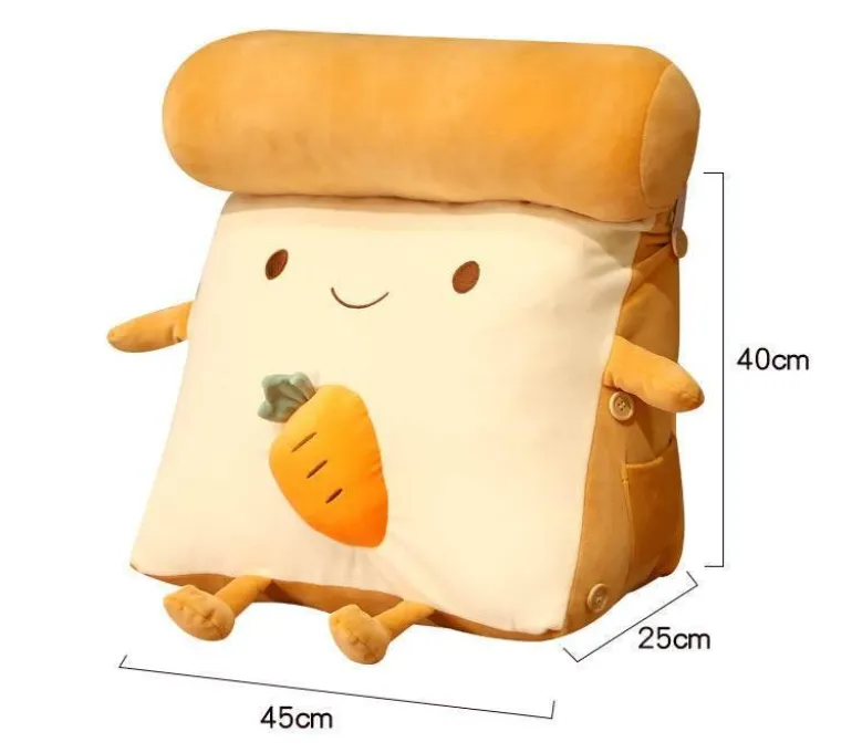 Fruity Toast Kissen - Bequemes Dekokissen
