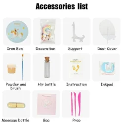 Fußabdruck-Set für Neugeborene – Erinnerungs-Set für Babys