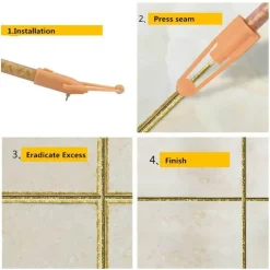 Fugenwerkzeug für Keramikfliesen – Fugenfüller für nahtlose Bodenbeläge