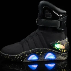 Futuristische LED-Partystiefel – wiederaufladbare Leuchtschuhe