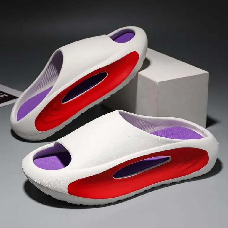 Futuristische Strand-Slipper mit Hohlsaum – Stilvolles, leichtes Schuhwerk