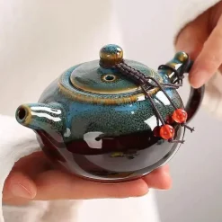 Gaiwan-Teeservice aus Keramik – Gongfu-Reise-Teekannen- und Tassenset