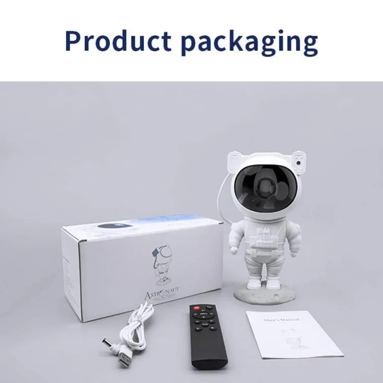 Galaxy Astronaut Night Light Room Projector