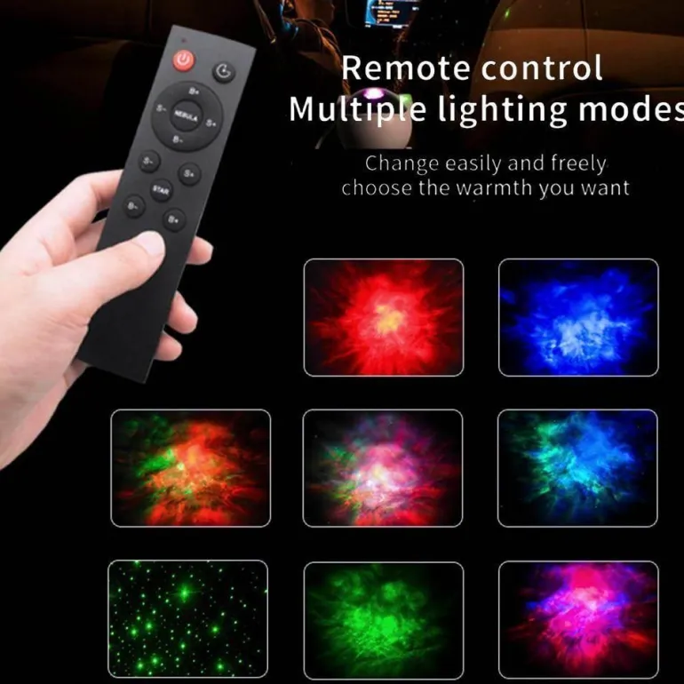 Galaxy Astronaut Night Light Room Projector