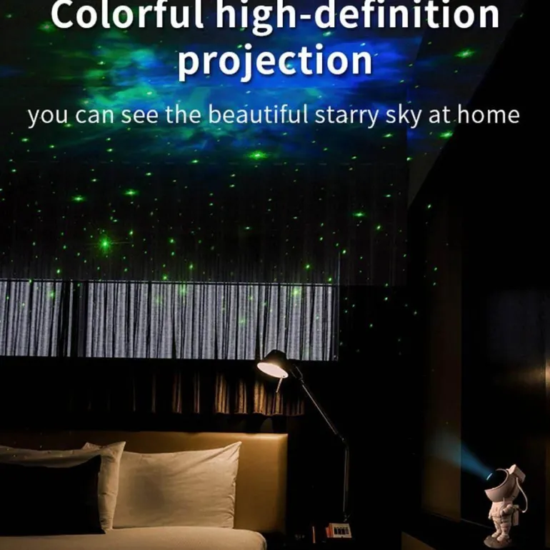 Galaxy Astronaut Night Light Room Projector