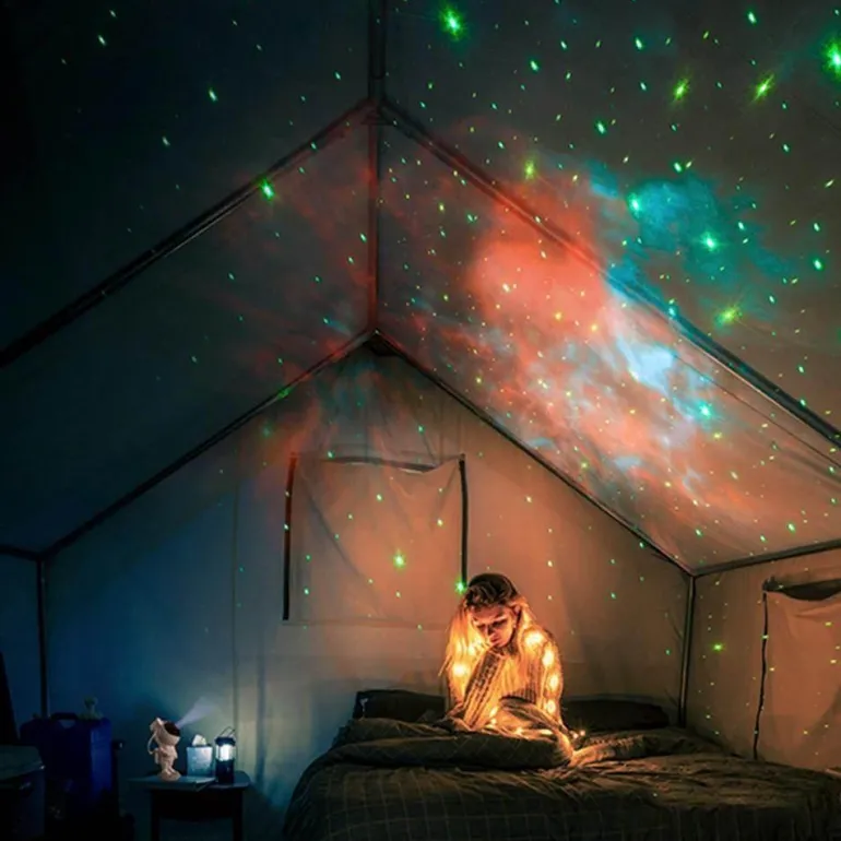 Galaxy Astronaut Night Light Room Projector