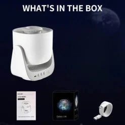 Galaxy Sky Projector Nachtlicht - Realistischer Sternenhimmel-Atmosphärenprojektor