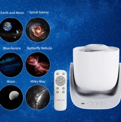 Galaxy Sky Projector Nachtlicht - Realistischer Sternenhimmel-Atmosphärenprojektor