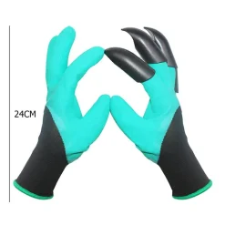 Gartenkrallenhandschuhe - Gummi-Gartenhandschuhe mit Krallenspitzen