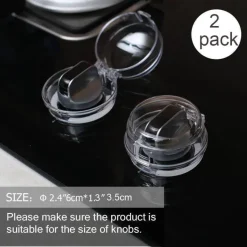 Gasschalterabdeckungen für Kinder – 2er-Pack Sicherheitszubehör