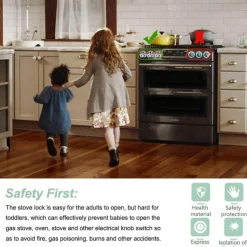 Gasschalterabdeckungen für Kinder – 2er-Pack Sicherheitszubehör