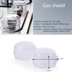 Gasschalterabdeckungen für Kinder – 2er-Pack Sicherheitszubehör