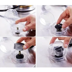 Gasschalterabdeckungen für Kinder – 2er-Pack Sicherheitszubehör