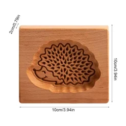 Gebäckbackform aus Holz – süßes Backwerkzeug für Gebäck