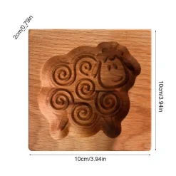 Gebäckbackform aus Holz – süßes Backwerkzeug für Gebäck