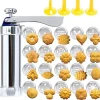 Gebäckspritze aus Edelstahl – Keksmacher-Backwerkzeug