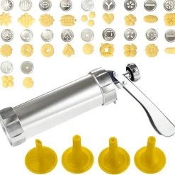 Gebäckspritze aus Edelstahl – Keksmacher-Backwerkzeug