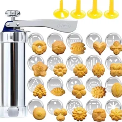 Gebäckspritze aus Edelstahl – Keksmacher-Backwerkzeug