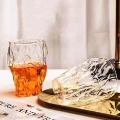 Gehämmerte japanische Tasse – unregelmäßige Kaffeetasse aus Keramik