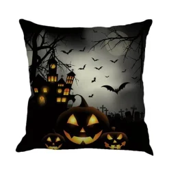 Geister-Halloween-Kissenbezüge – weiches, gruseliges Dekor