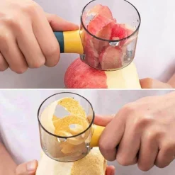 Gemüse- und Obstschäler aus Edelstahl – einfaches Fassdesign