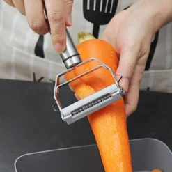 Gemüseschäler aus Edelstahl – Scharfes, schlichtes Design