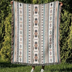 Gemütliche nordische Outdoor-Decke – Boho-Sofabezug für die Dekoration von Zuhause und Hotels