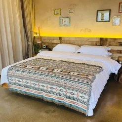 Gemütliche nordische Outdoor-Decke – Boho-Sofabezug für die Dekoration von Zuhause und Hotels
