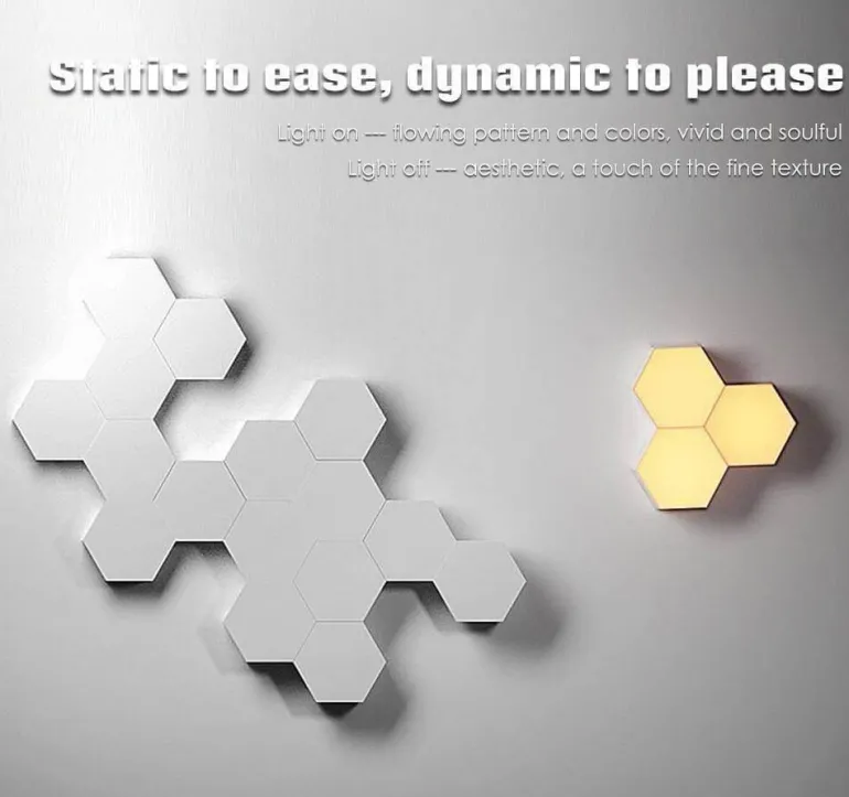 Geometric LED Night Light - Creative Home Decor Accent