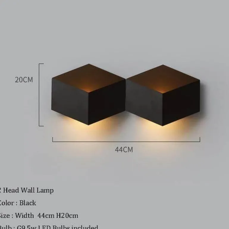 Geometric LED Wall Light - Modern Creative Illumination