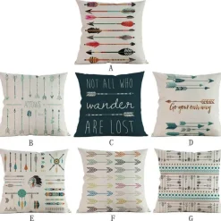 Geometrische Dekokissenbezüge - Moderne Wohnakzente