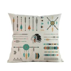 Geometrische Dekokissenbezüge - Moderne Wohnakzente