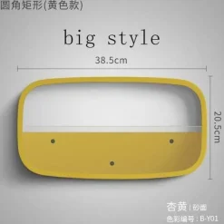 Geometrische Diamant-Wandvase – Dekorativer Regal-Übertopf