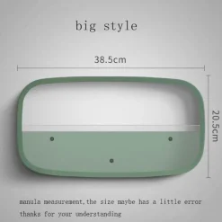 Geometrische Diamant-Wandvase – Dekorativer Regal-Übertopf