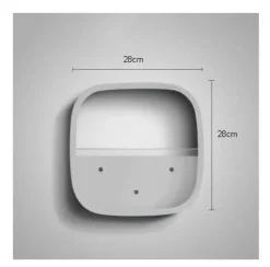 Geometrische Diamant-Wandvase – Dekorativer Regal-Übertopf