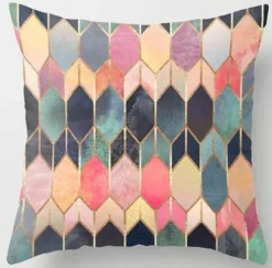 Geometrische Dreieck-Kissenbezüge - Dekorative Kissen mit unregelmäßigem Muster