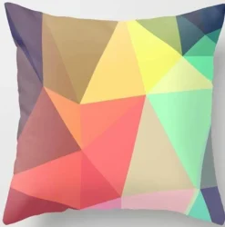 Geometrische Dreieck-Kissenbezüge - Dekorative Kissen mit unregelmäßigem Muster