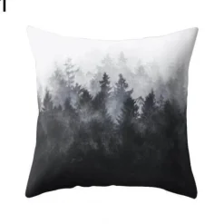 Geometrische schwarz-weiße Kissenbezüge - Moderne dekorative Kissenbezüge