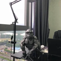 Geometrischer Gorilla-Taschentuchhalter - Moderner Tier-Taschentuchhalter