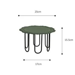 Geometrischer Tortenständer – Kreative Dessertpräsentation