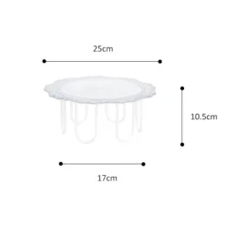 Geometrischer Tortenständer – Kreative Dessertpräsentation