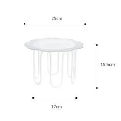 Geometrischer Tortenständer – Kreative Dessertpräsentation
