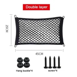 Gepäcknetz-Organizer – Dehnbare Netz-Aufbewahrungslösung fürs Auto