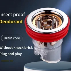 Geruchsneutralisierender Abflussfilter – Universelle Badezimmerlösung